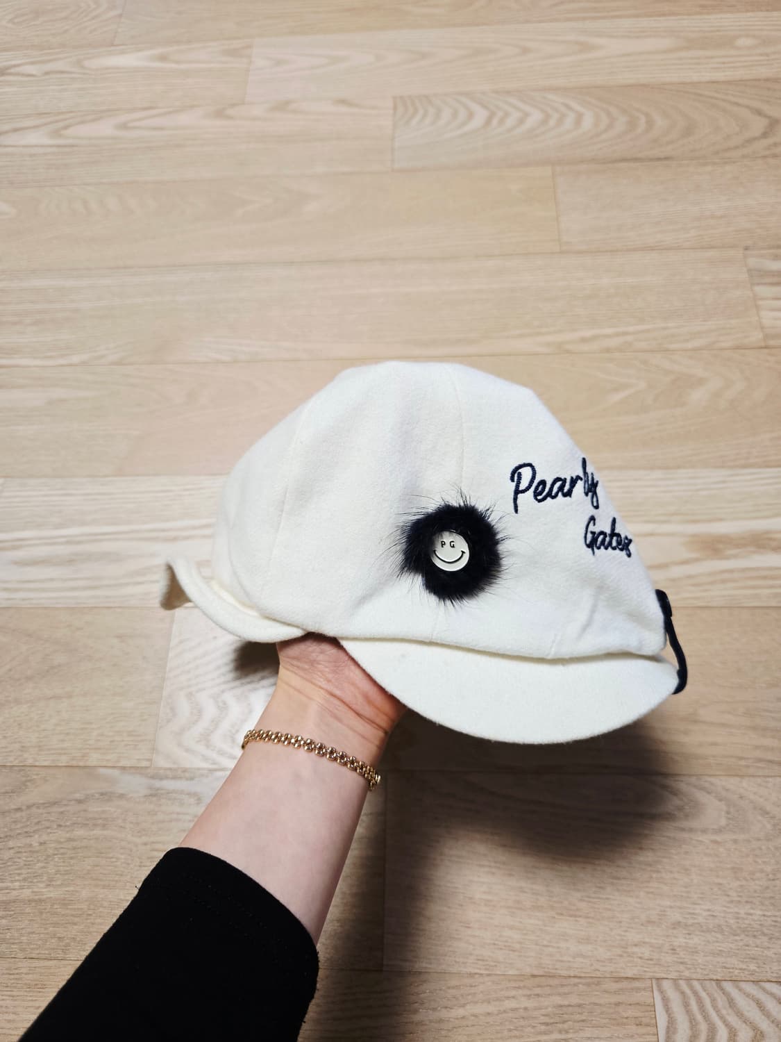 [56] 파리게이츠 여성 골프 밍크 모자 헌팅캡 상품이미지2