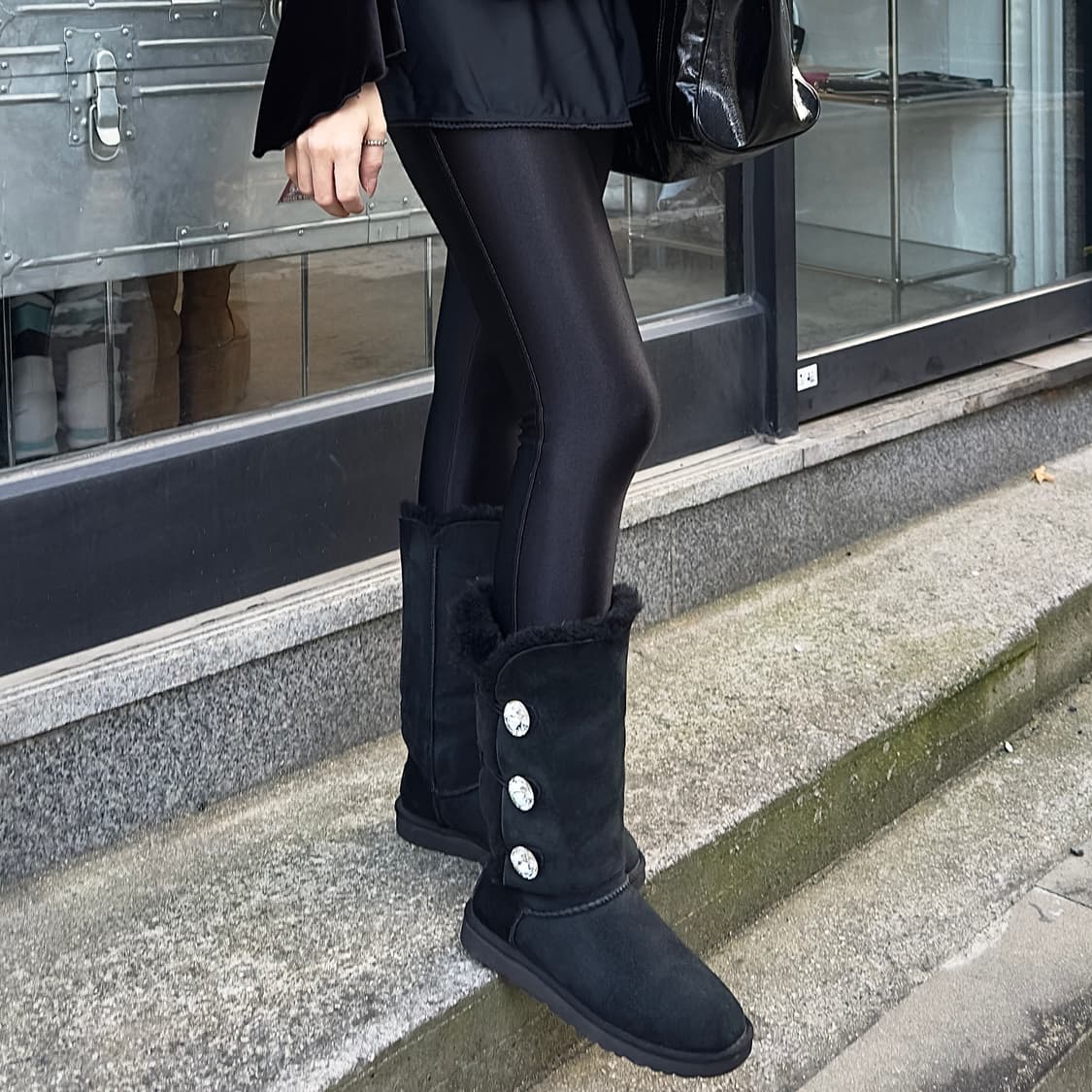 00s Y2K 리미티드 에디션 어그 다이아몬드 부츠 상품이미지7