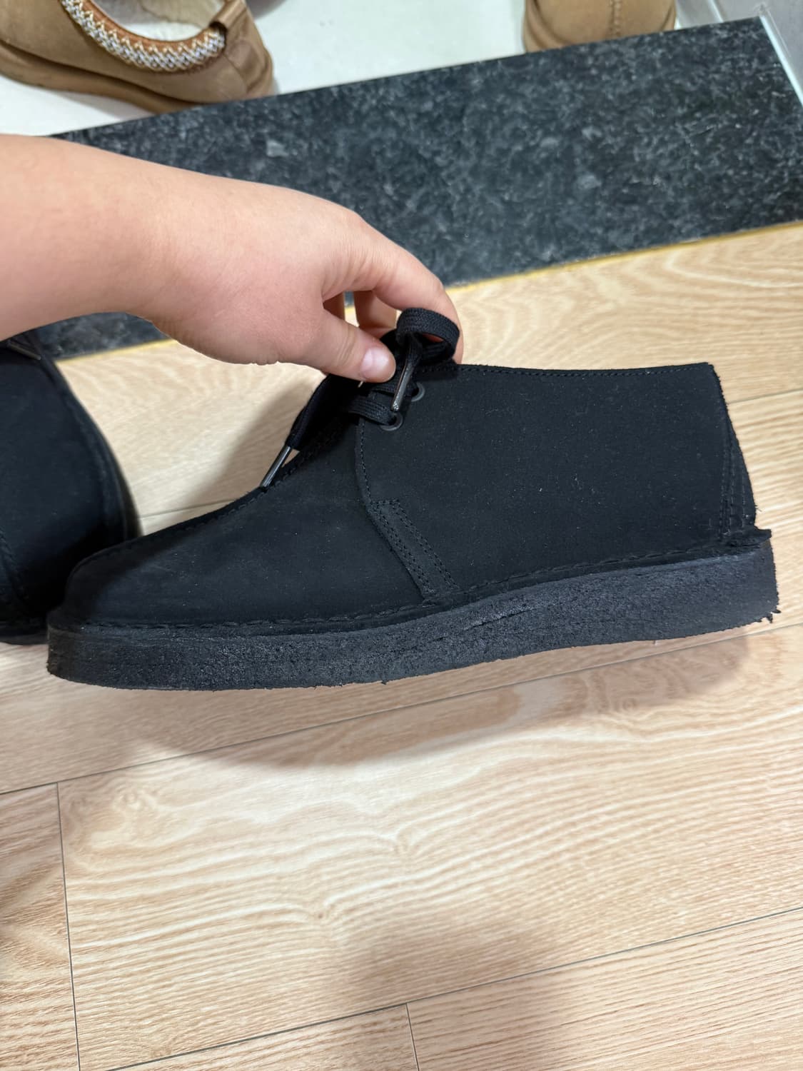 클락스 데저트 트랙 블랙 260사이즈 상품이미지3