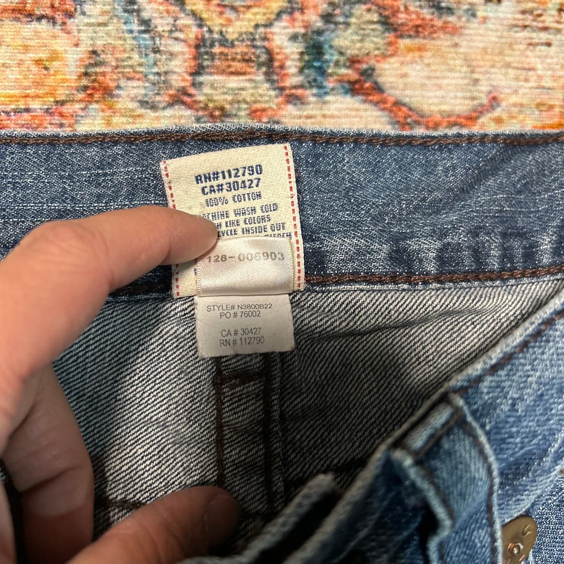 [32] 트루릴리전 바비 스트레이트 핏 데님 팬츠 상품이미지6