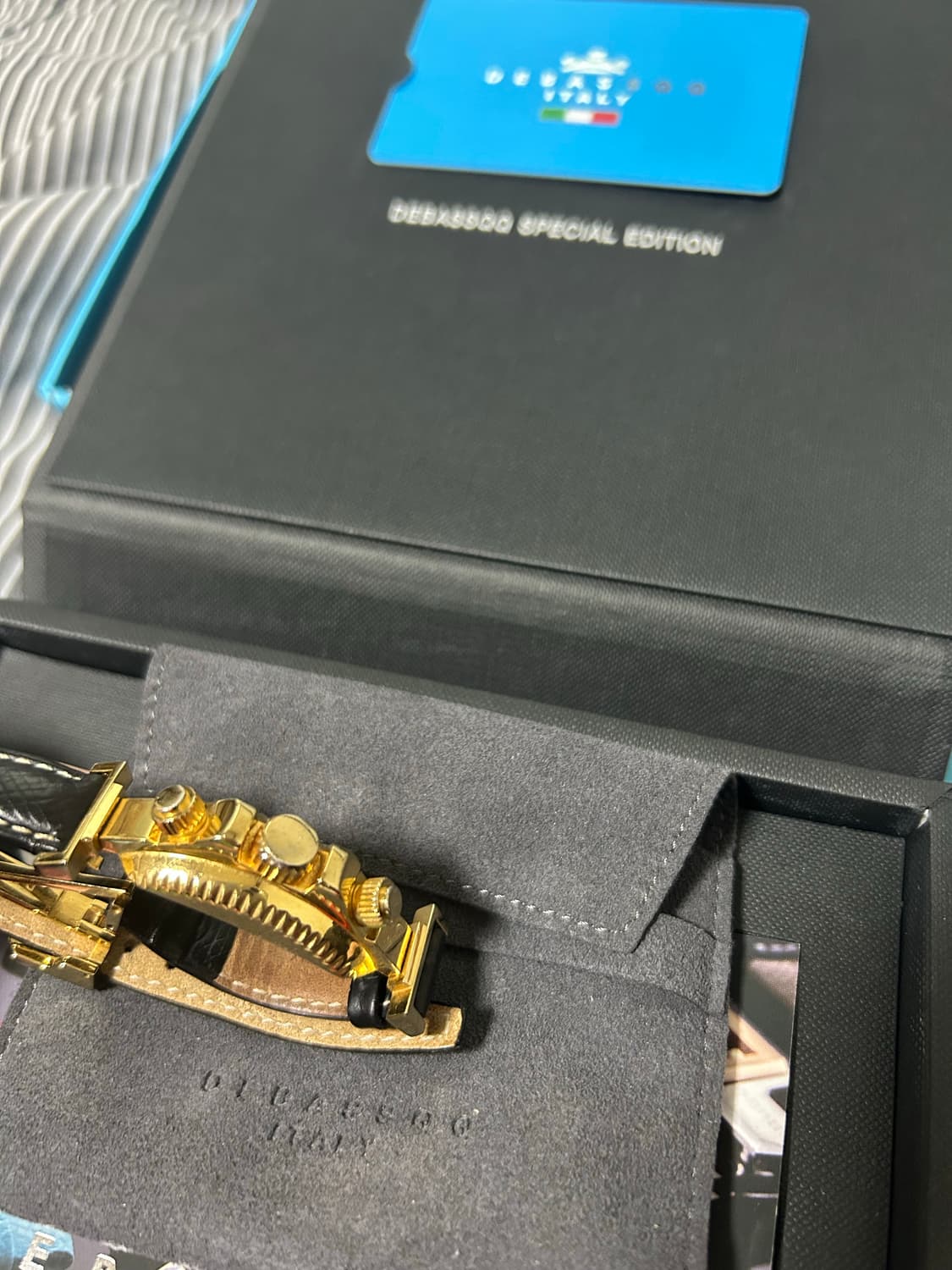 드바스크 유광골드 팔찌 상품이미지2