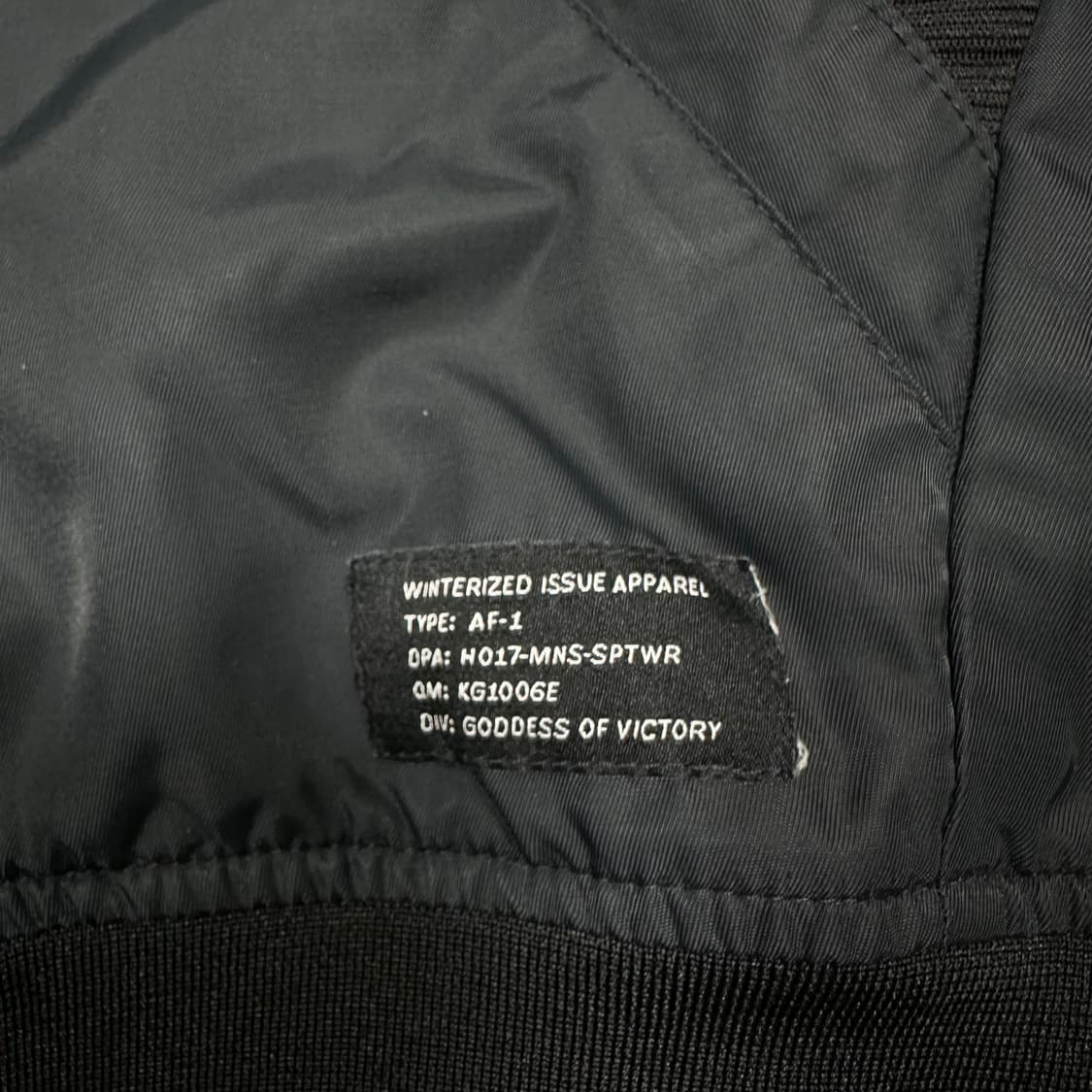 ✨ (바배) 나이키 블랙 봄버 자켓 상품이미지3