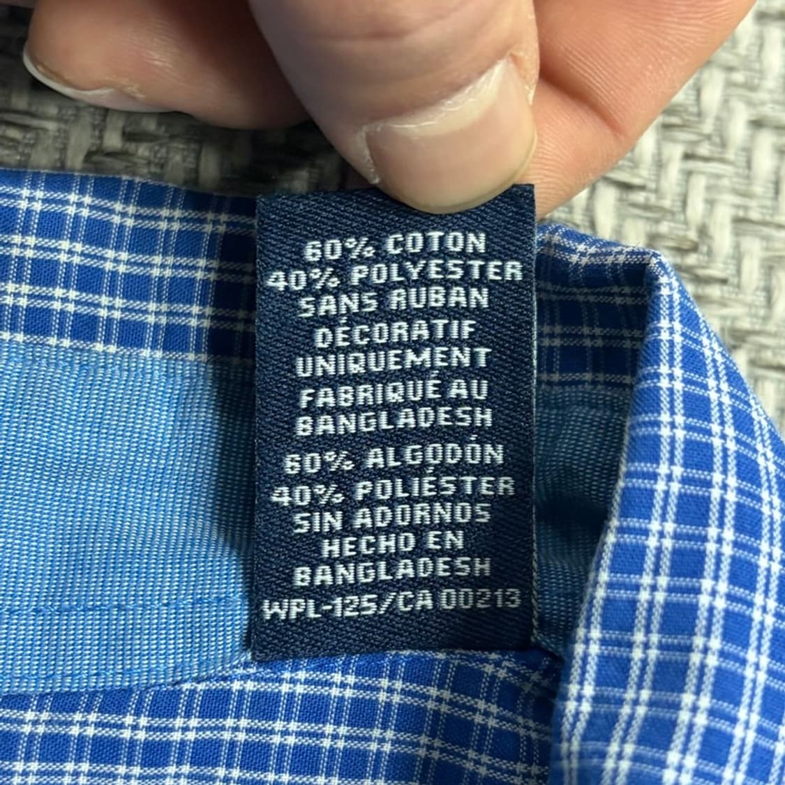 챕스 랄프로렌 원포켓 체크 셔츠 v1882 상품이미지6