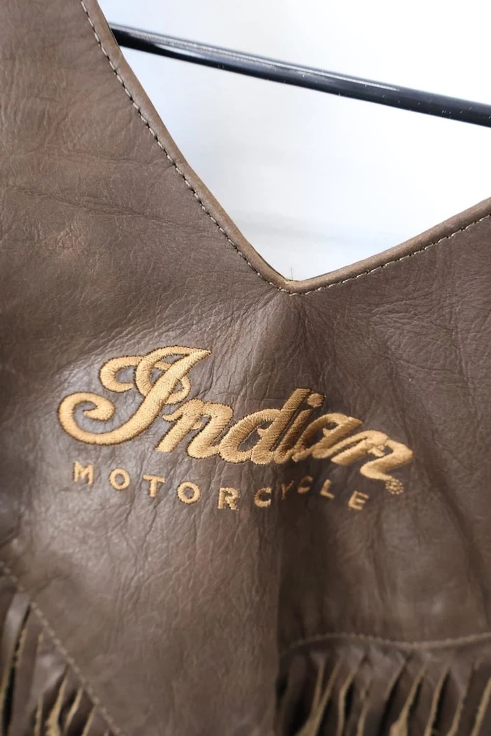 Indian Motorcycle Leather Fringe Vest 상품이미지3