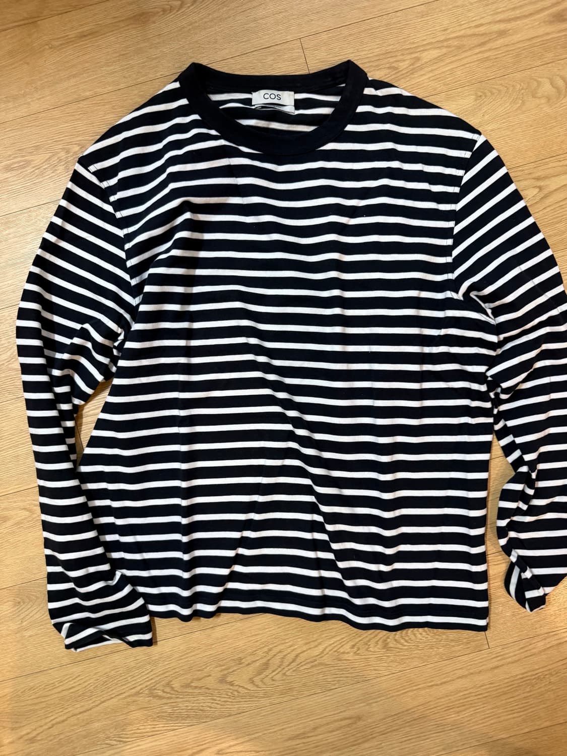 코스 스트라이프 롱슬리브 네이비-XL 상품이미지2