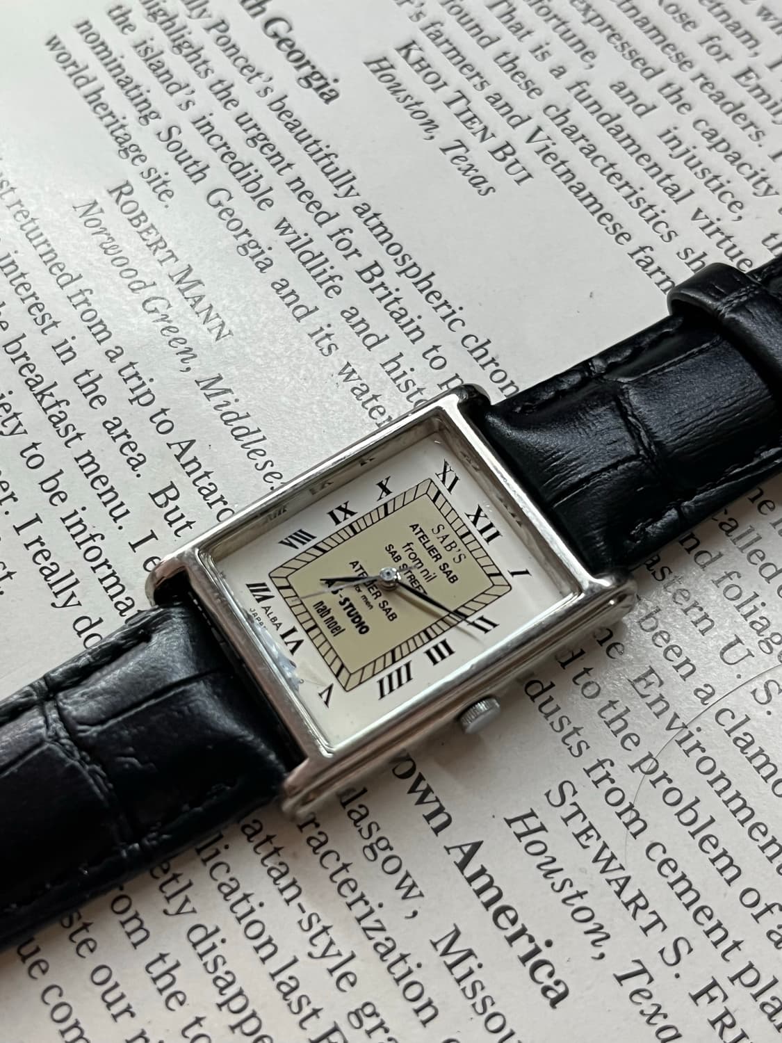 SEIKO ALBA 탱크 쿼츠 SABS 에디션 상품이미지2