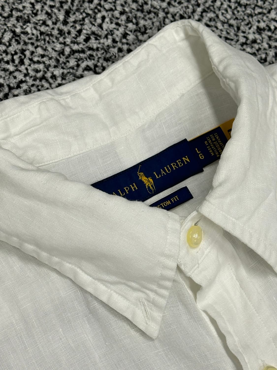 [ 폴로 ] 정품 / 남성100-105 / 최신형 린넨 셔츠  상품이미지3