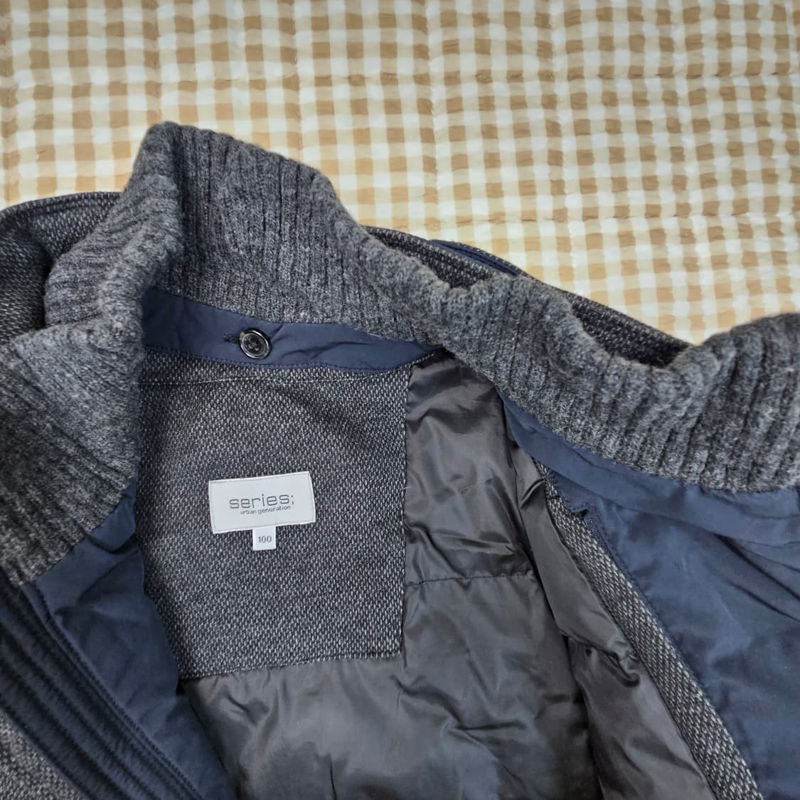 시리즈 오리털 코트형 패딩 남자100 상품이미지7