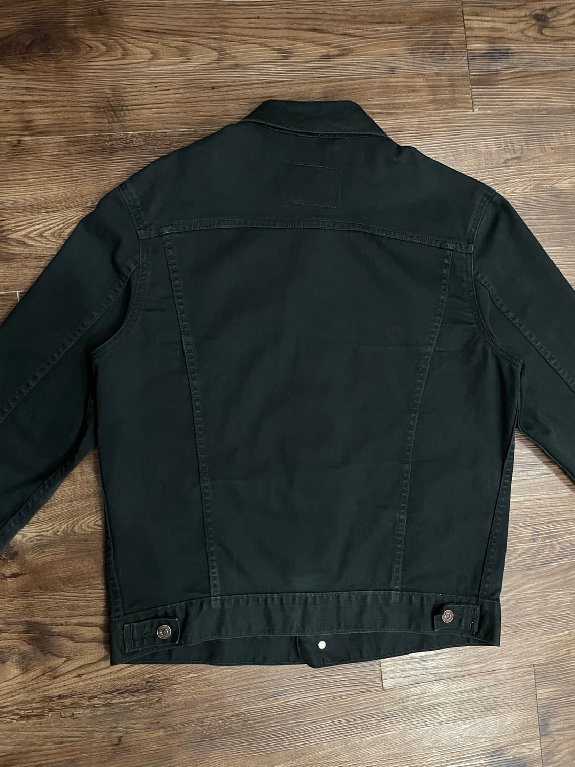 리바이스 10174 흑청 트러커 자켓 블랙 데님 상품이미지10