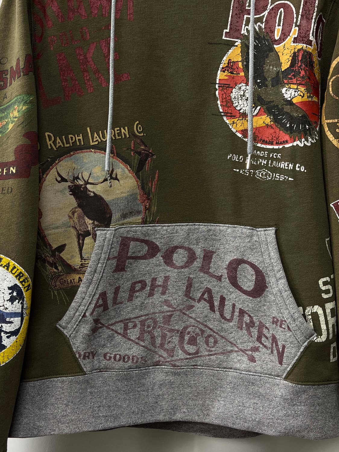 폴로 랄프로렌 스포츠맨 올오버 크렉바인더 에프터후디 스웻셔츠 상품이미지6