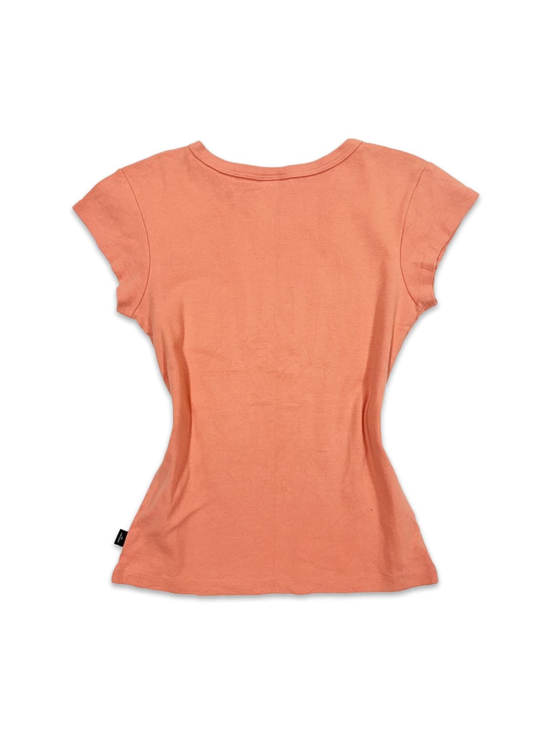 빈티지 오랜지 하와이 슬림 반팔티 상품이미지5