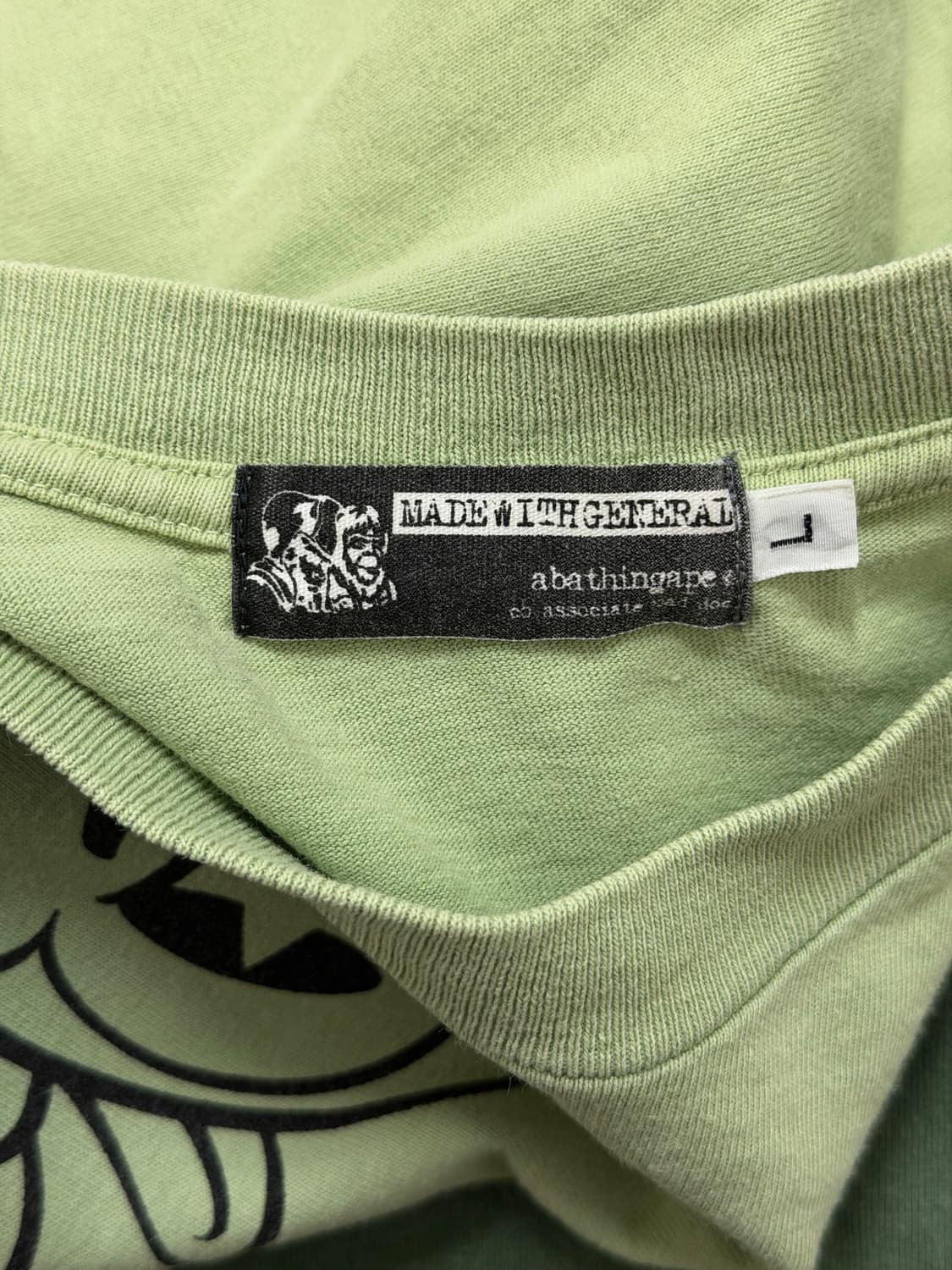 90s-00s 빈티지 베이프(BAPE) 그라데이션 싱글스티치 티셔츠 상품이미지6