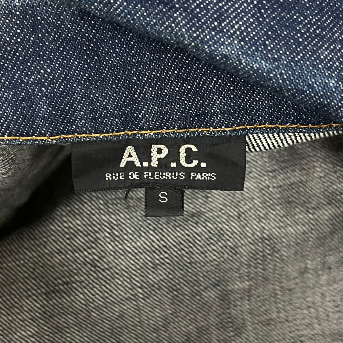 [정품/S] 아페쎄 A.P.C 데님 자켓 청자켓 b17 상품이미지5