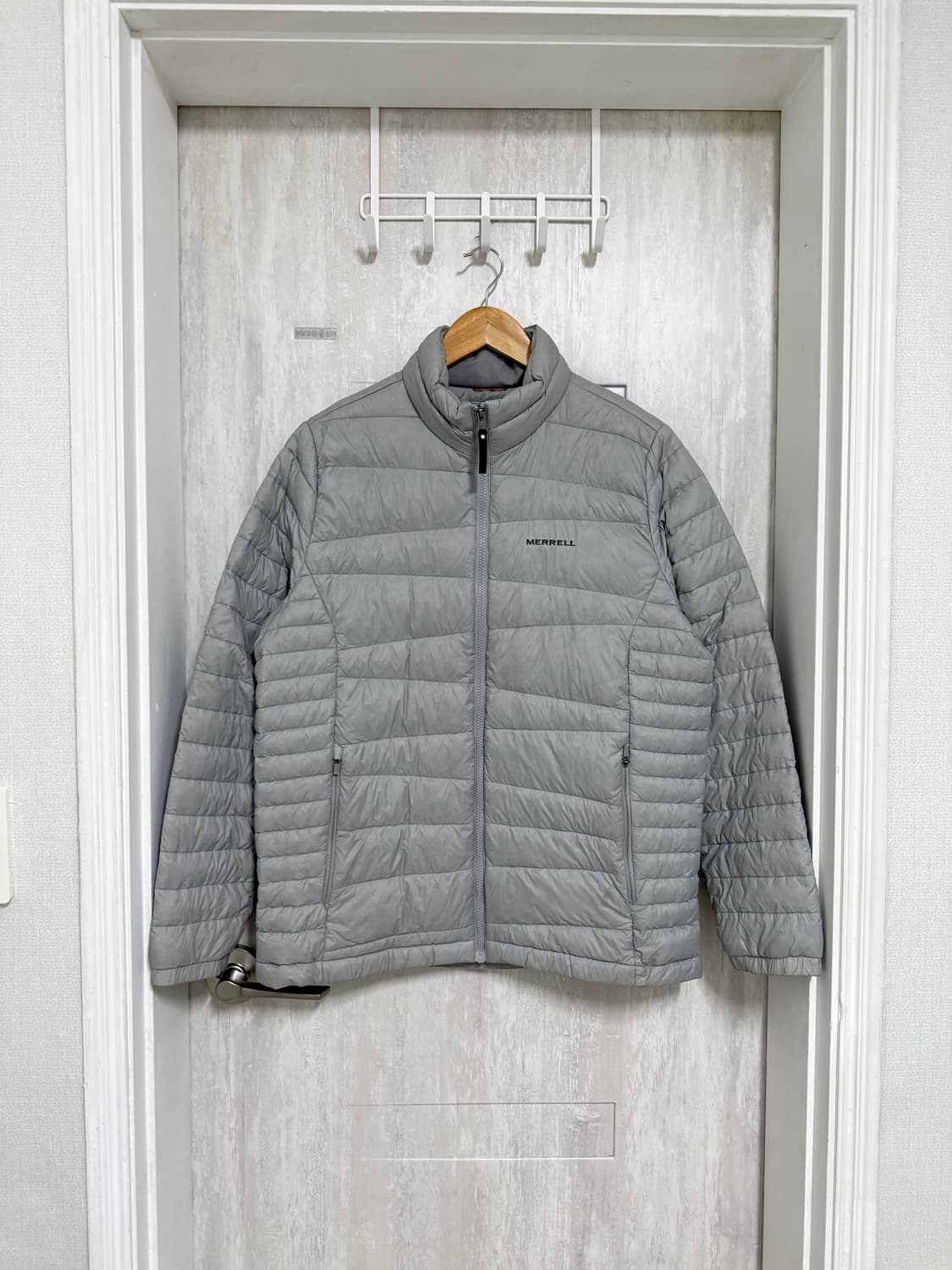 남성 105 / 머렐 덕다운 그레이 경량패딩 상품이미지1