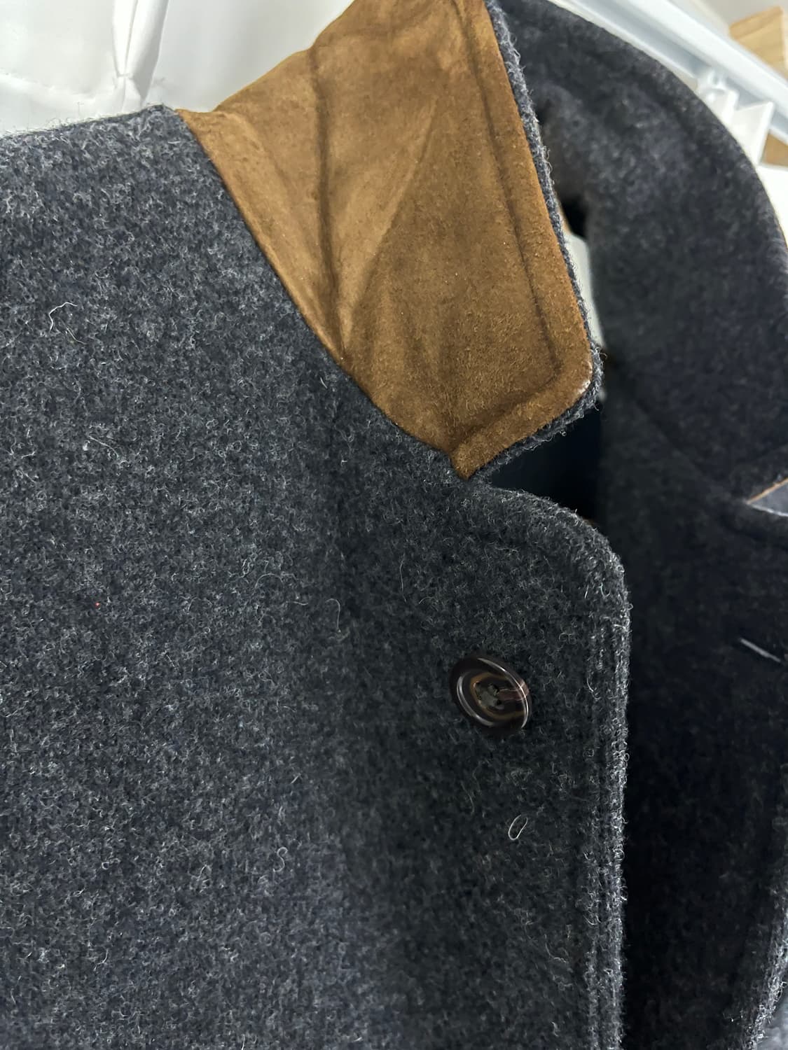 폴로 랄프로렌 울 스웨이드 코트 (40R) 상품이미지7