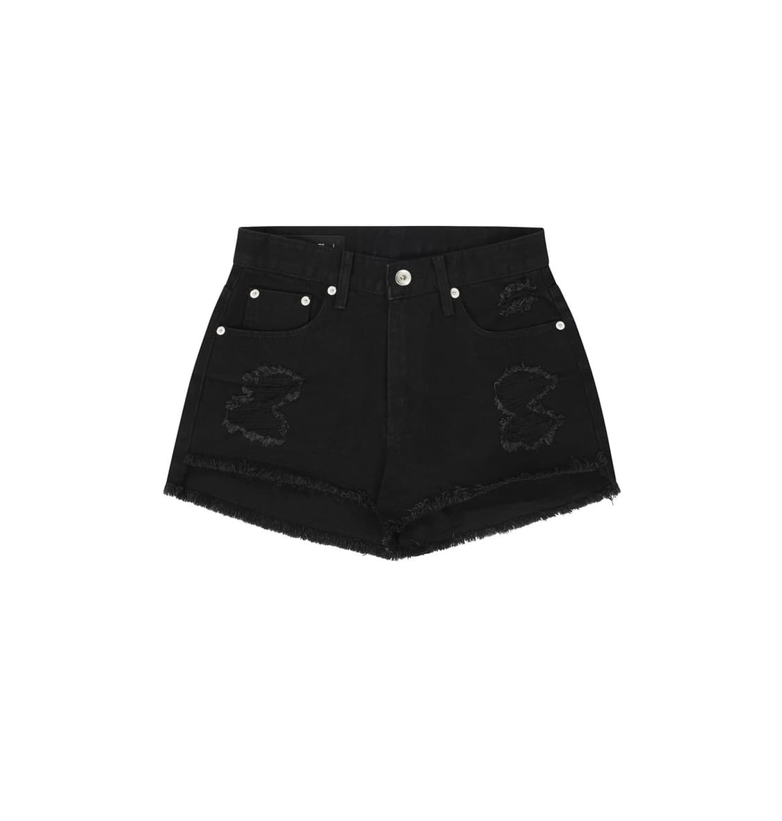 보헤미안서울 DAMAGE BLACK SHORTS 데미지 블랙 쇼츠 상품이미지2
