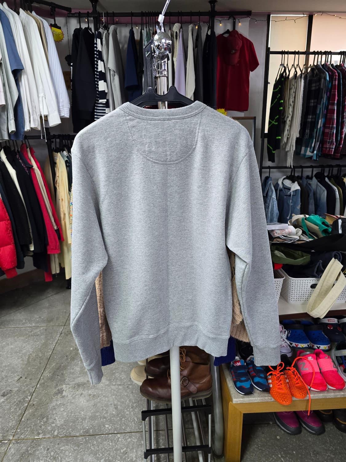 챔피온 회색 로고 맨투맨 (1313) 상품이미지2