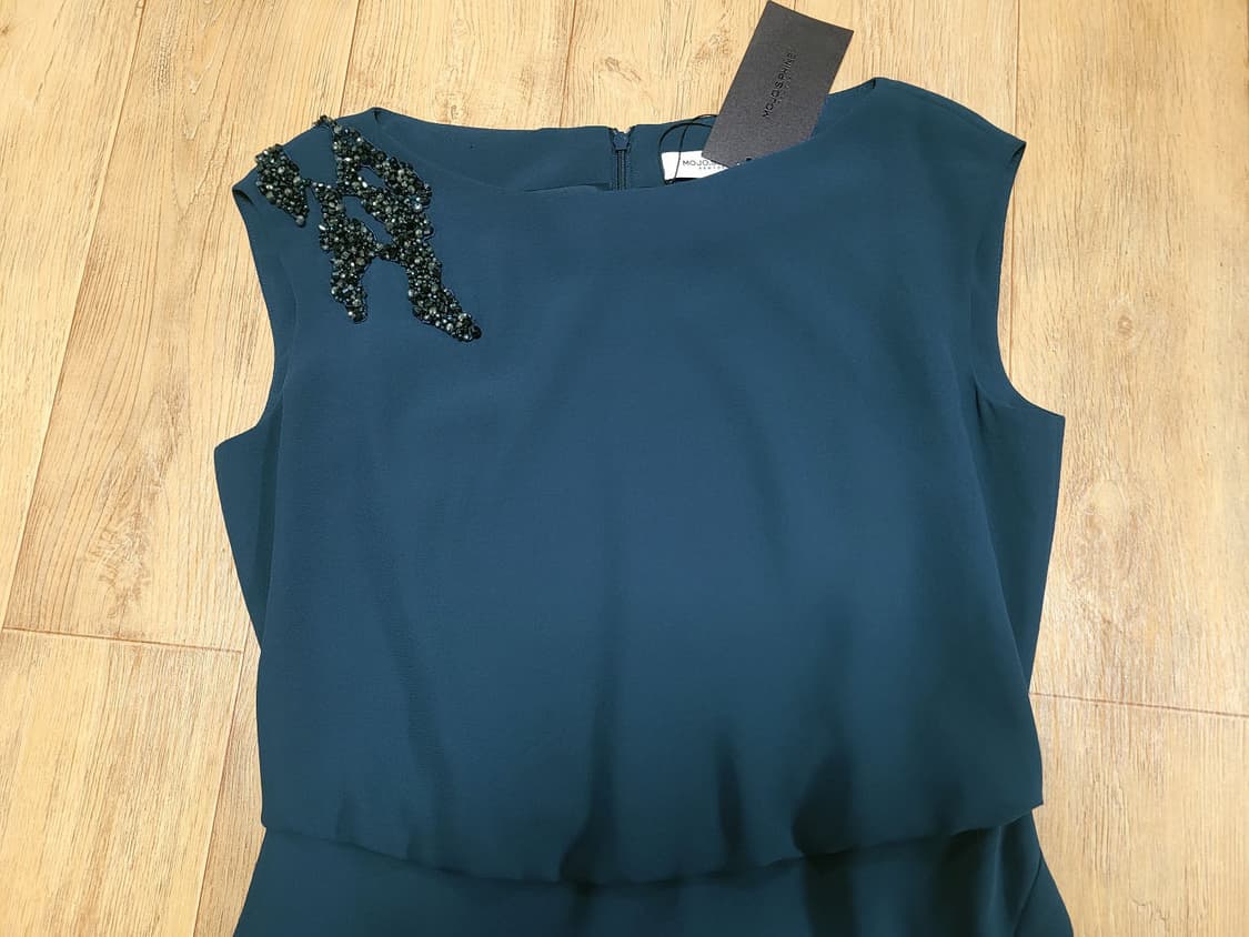  모조에스핀(MOJO.S.PHINE) 비즈장식 원피스 55-66 새상품 상품이미지3