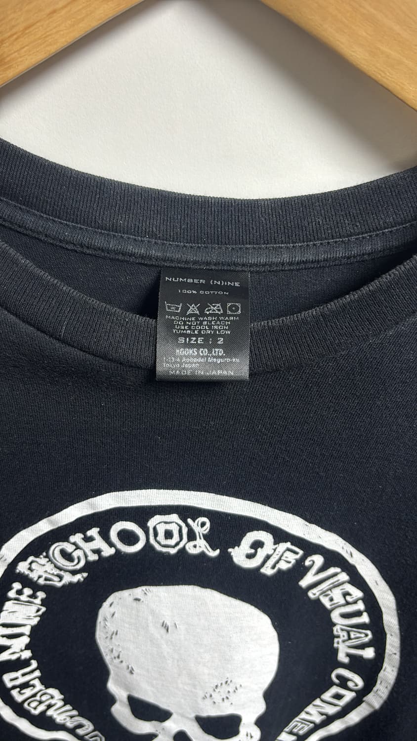 넘버나인 반팔 스컬 티셔츠 상품이미지2