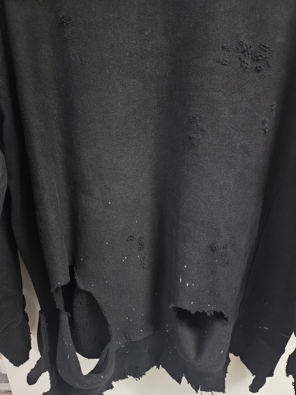 [OS]안셀름 크래쉬 스웻셔츠 블랙 상품이미지5