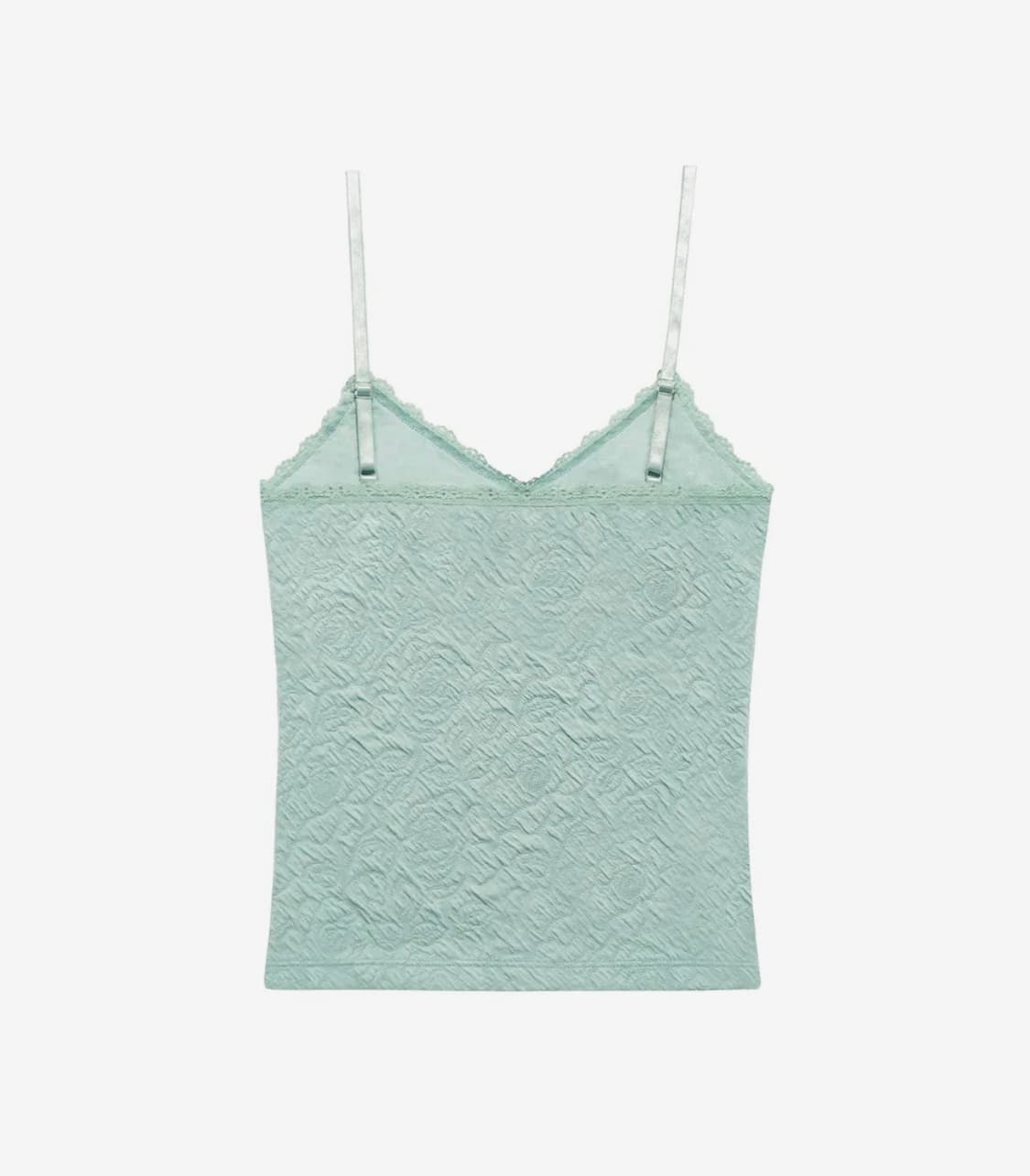 미레코 나시 FLOWER EMBOSSED SLEEVELESS MINT 상품이미지3