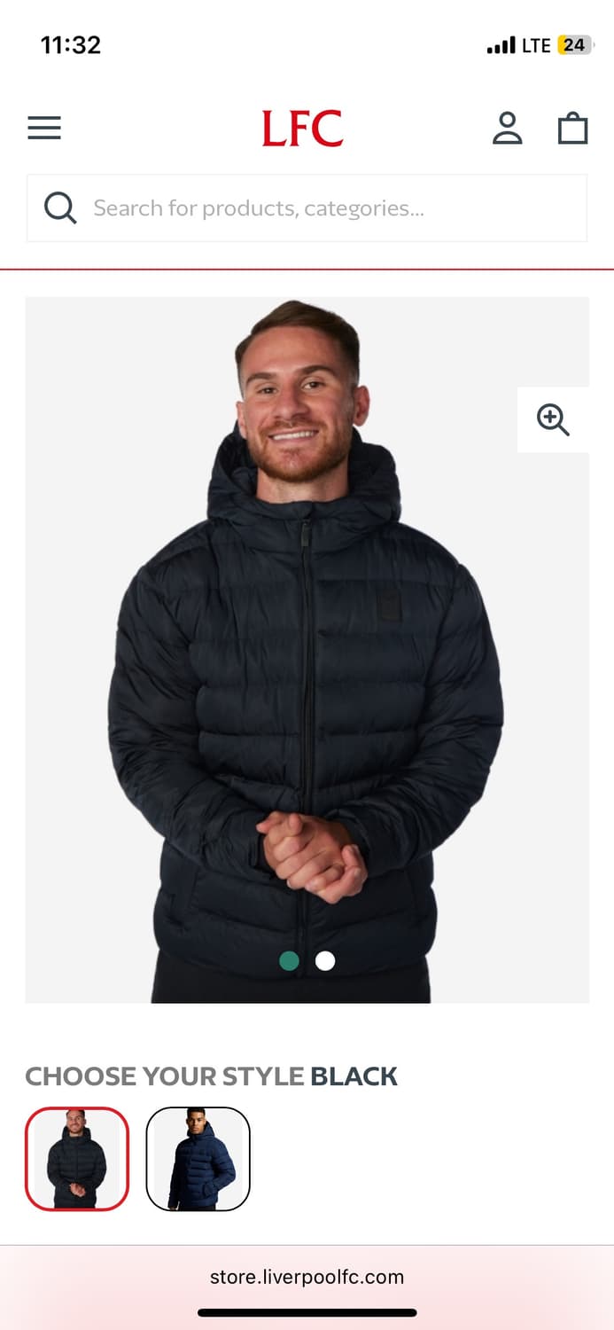 리버풀 25 LFC Puffer jacket XXL 상품이미지1