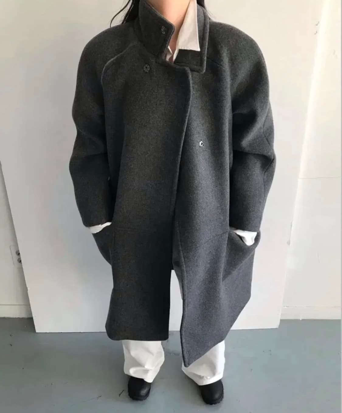 에옹쓰 매니쉬 하프 코트 mannish half coat 25ver 상품이미지1