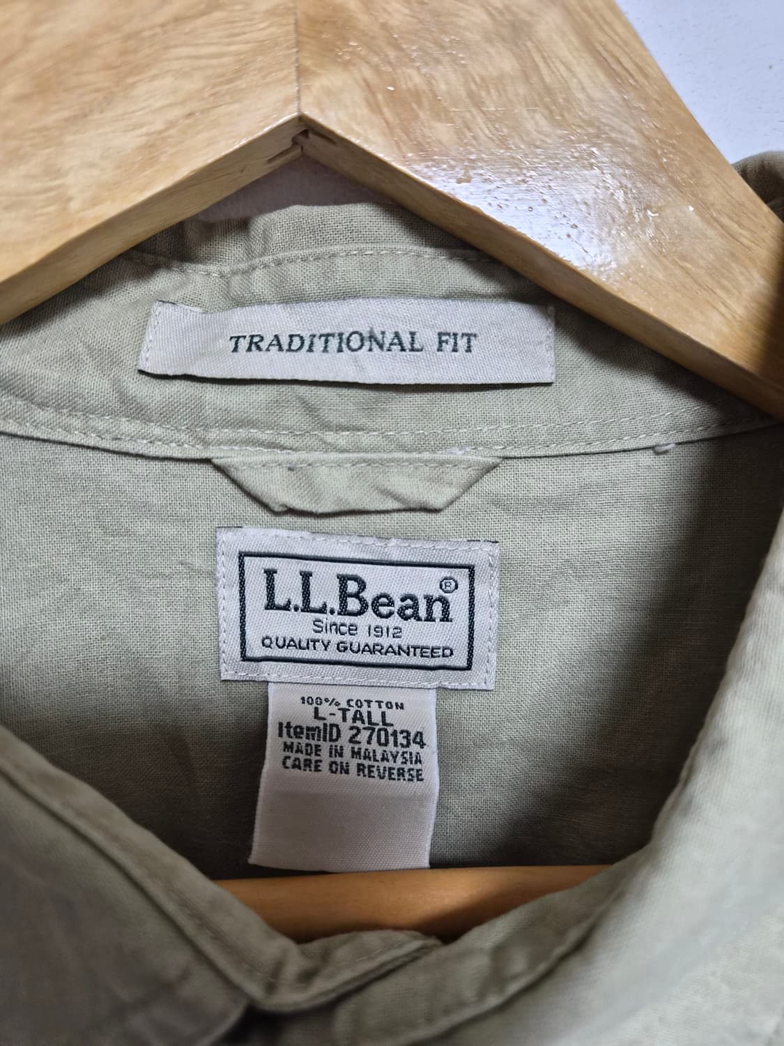 엘엘빈LLBEAN 코튼 투포켓 워크셔츠 L - S381 상품이미지4