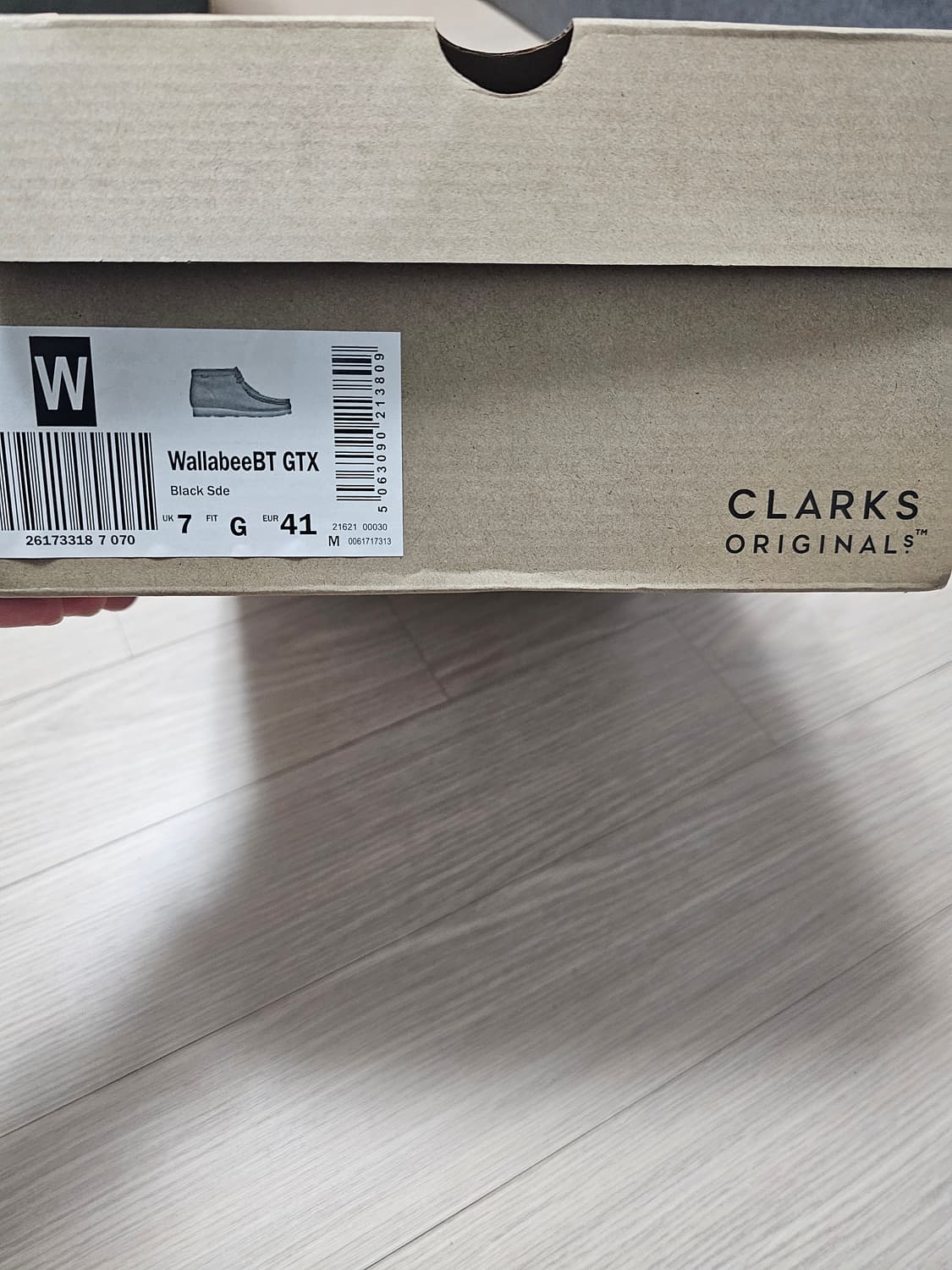 클락스 왈라비 고어텍스(gtx) 부츠 UK7 새상품 판매합니다  상품이미지7
