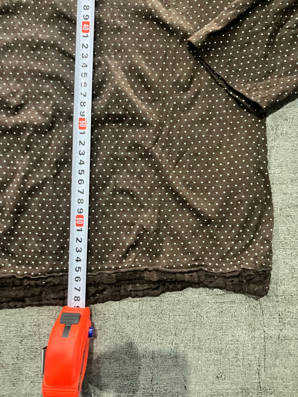 일본빈티지 Plaine 하구미모리걸 아메카지 도트땡땡이 러플티셔츠 상품이미지3