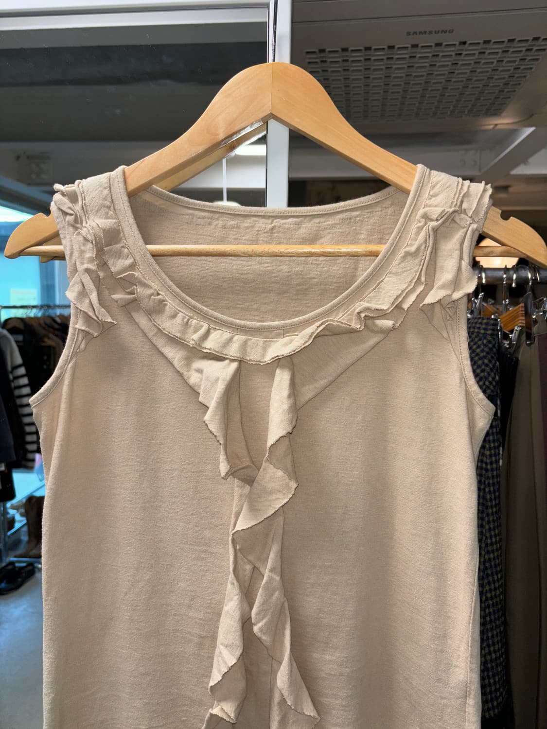 아츠로 타야마 프릴 슬리브리스 상품이미지3