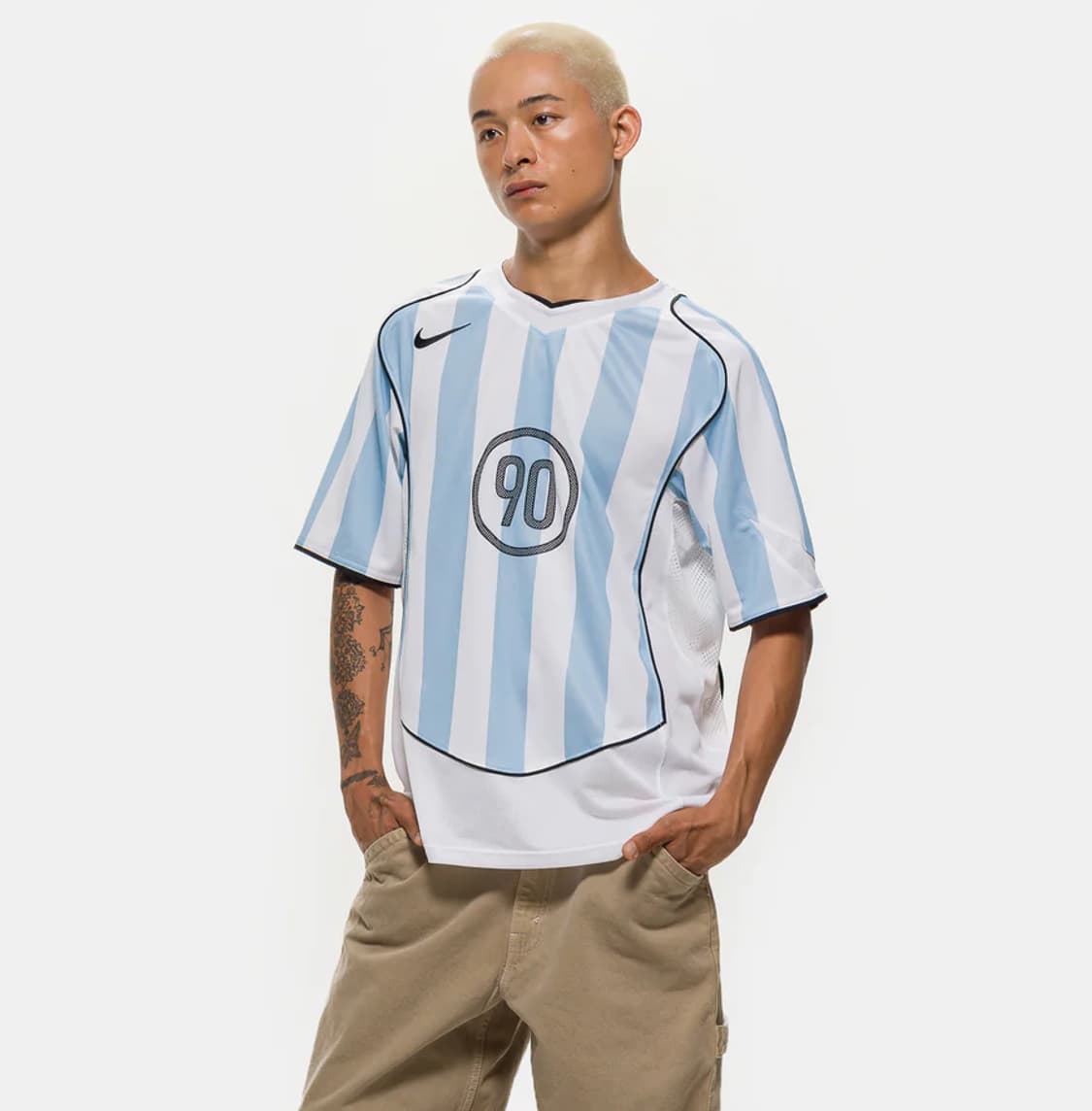 XL XXL 새제품) 나이키 토탈 90 드라이핏 사커 저지 아르헨티나 상품이미지1