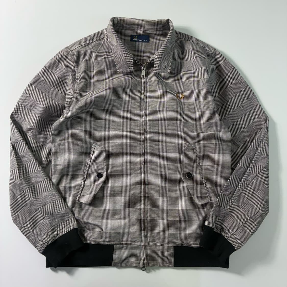 Fred perry  프레드 페리 체크 투웨이 바라쿠다 해링턴 자켓  상품이미지1