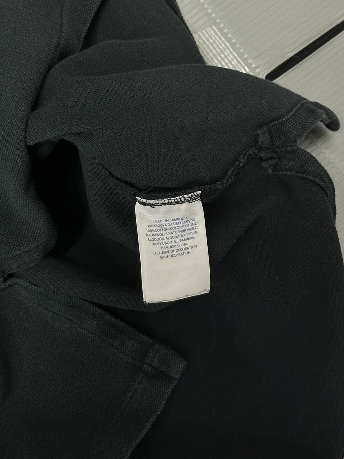 폴로 랄프로렌 레드 포니 반팔 카라티 블랙 S 상품이미지6