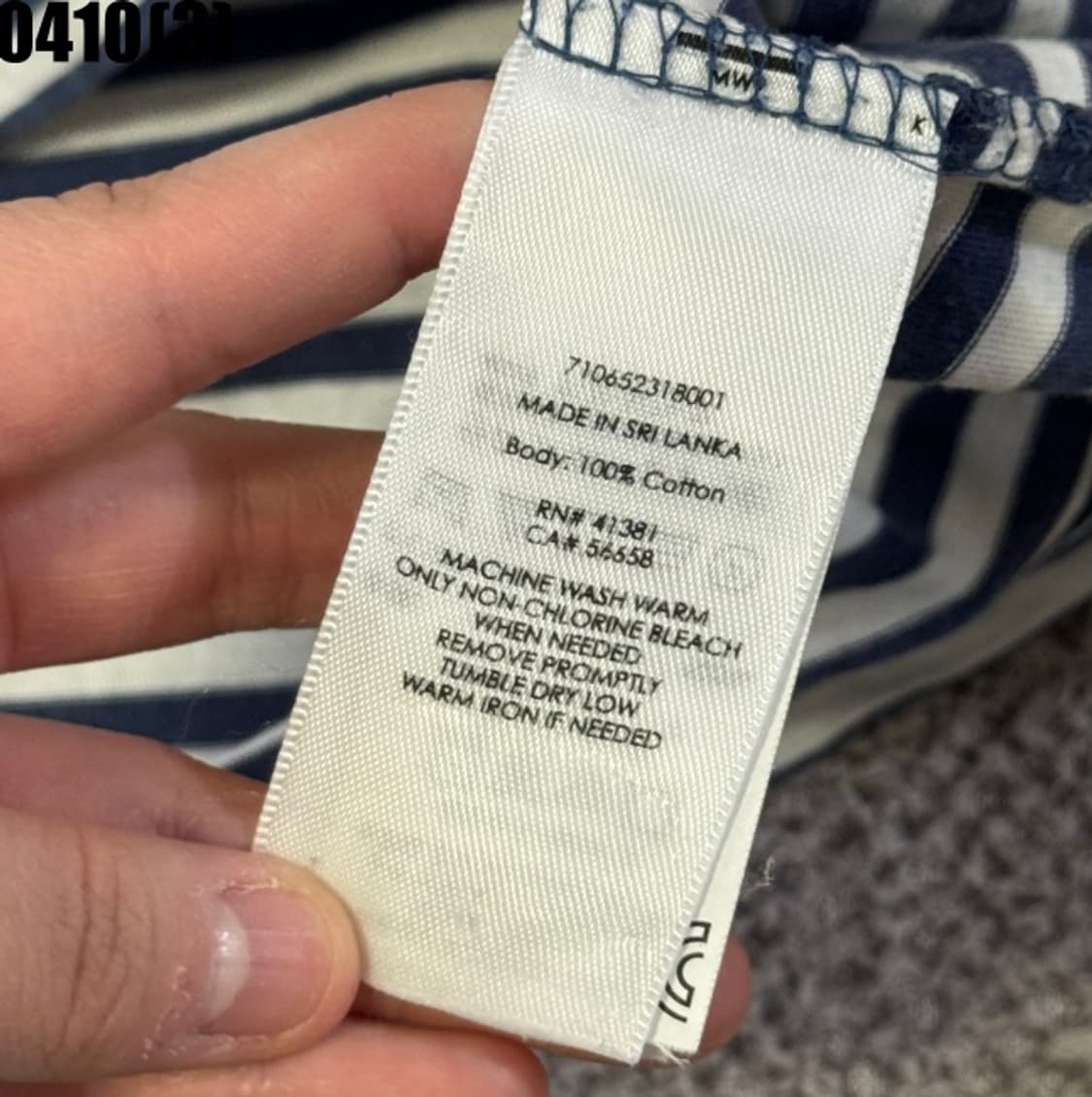 폴로 랄프로렌 스트라이프 반팔티셔츠 상품이미지4