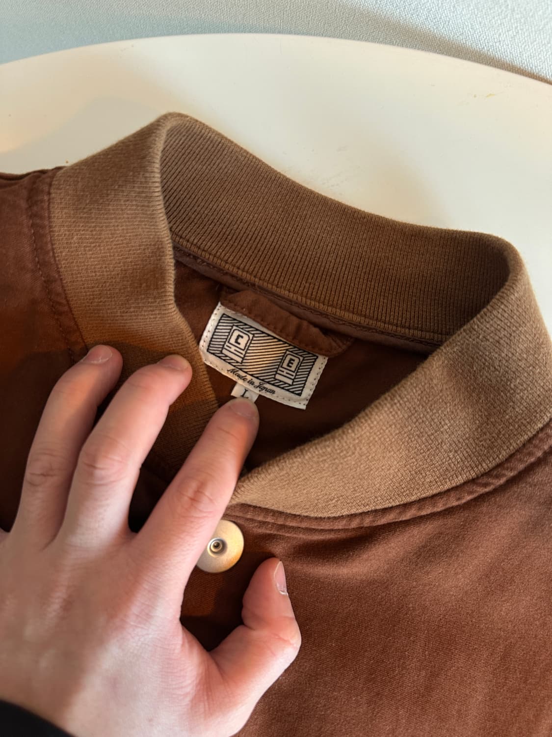 [판매] 카브엠트 코튼스냅 브라운자켓 상품이미지4