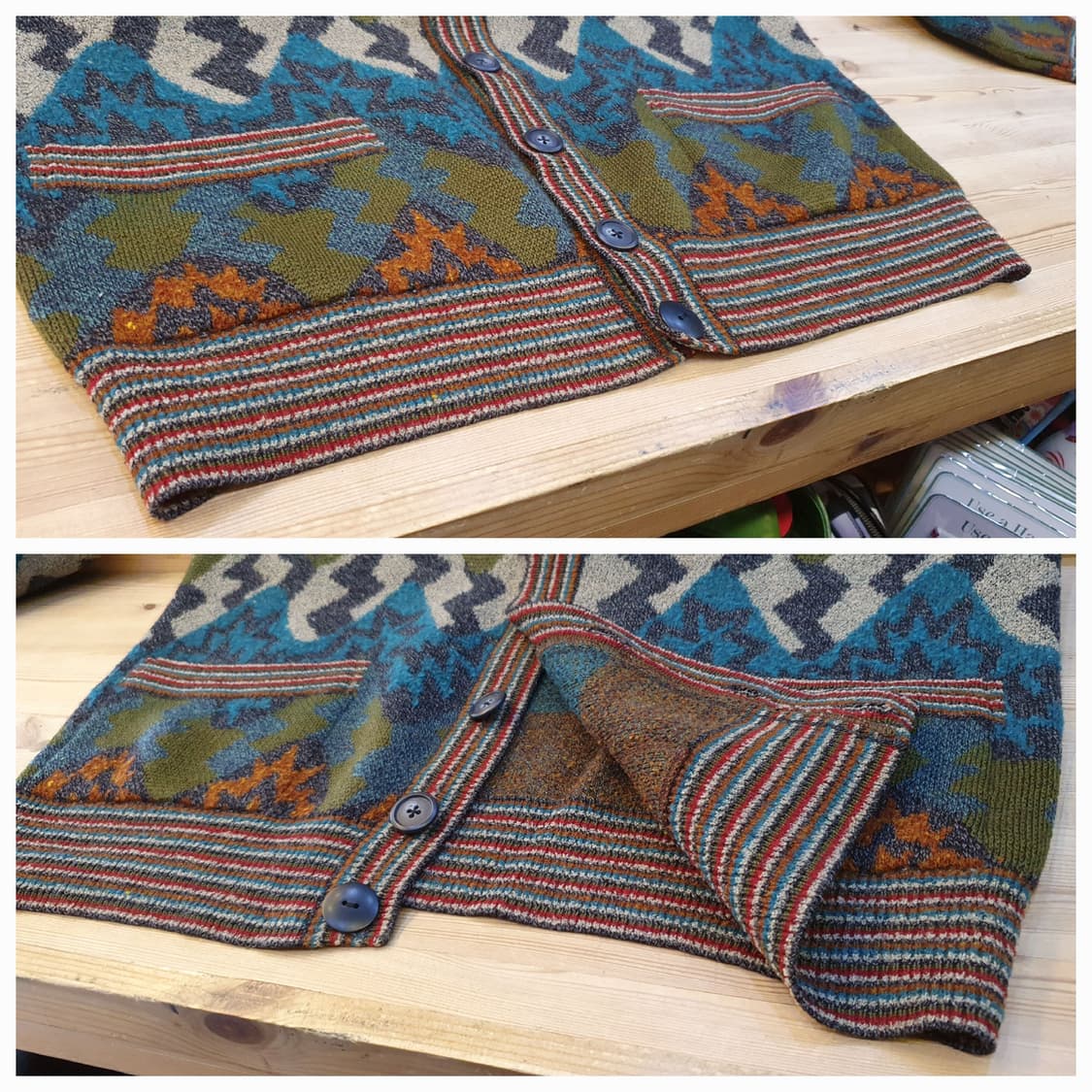 105.미소니 에스닉 가디건 상품이미지7