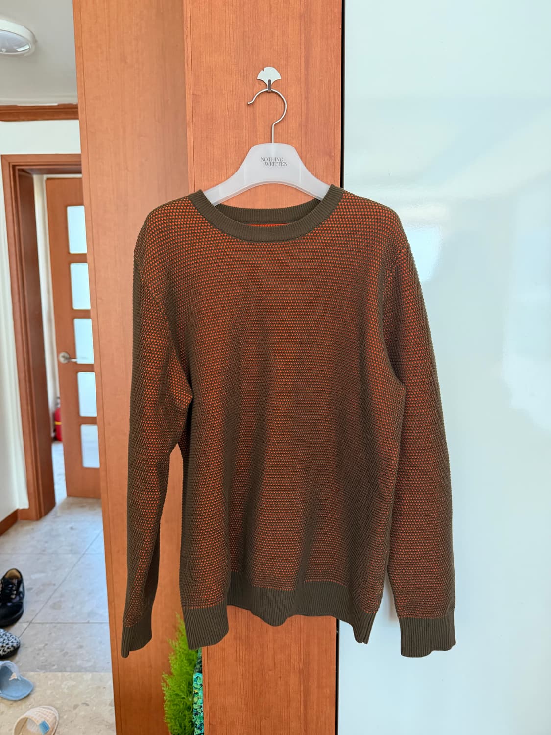 빔즈 와플 니트 L사이즈 상품이미지1