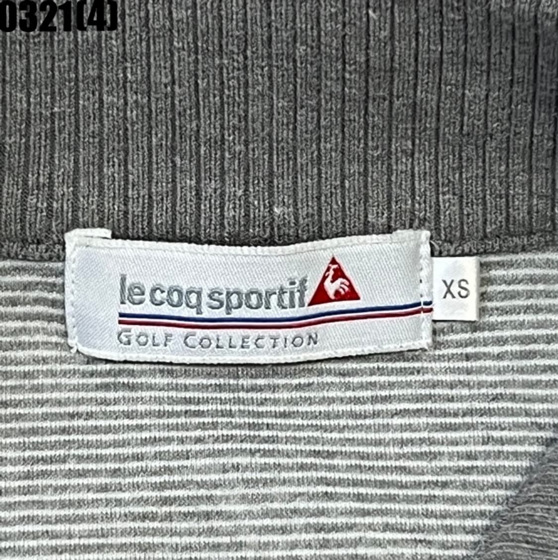 XS 르꼬끄 스포르티브 그레이 배색 집업 자켓 0321(4) 상품이미지3