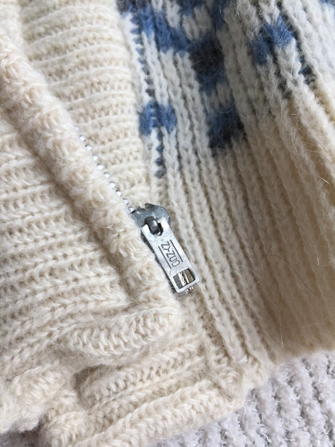 60‘s 모헤어 아즈텍 집업 가디건 상품이미지5