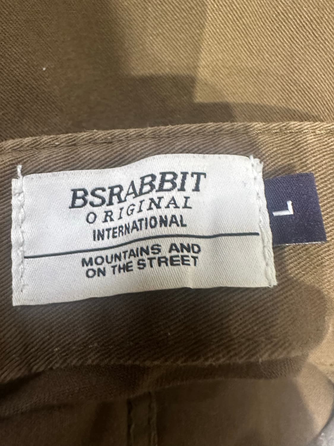 비에스래빗 미드 90 코튼팬츠 다크카키 상품이미지3