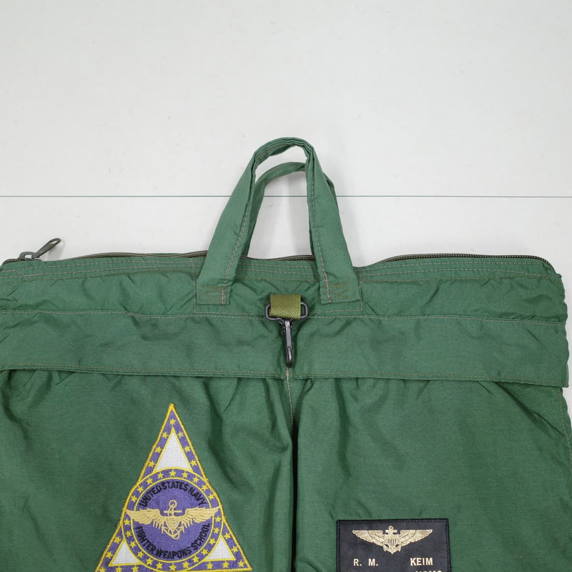 90s 미 해병대 조종사 헬멧 가방 ideal 지퍼  상품이미지2