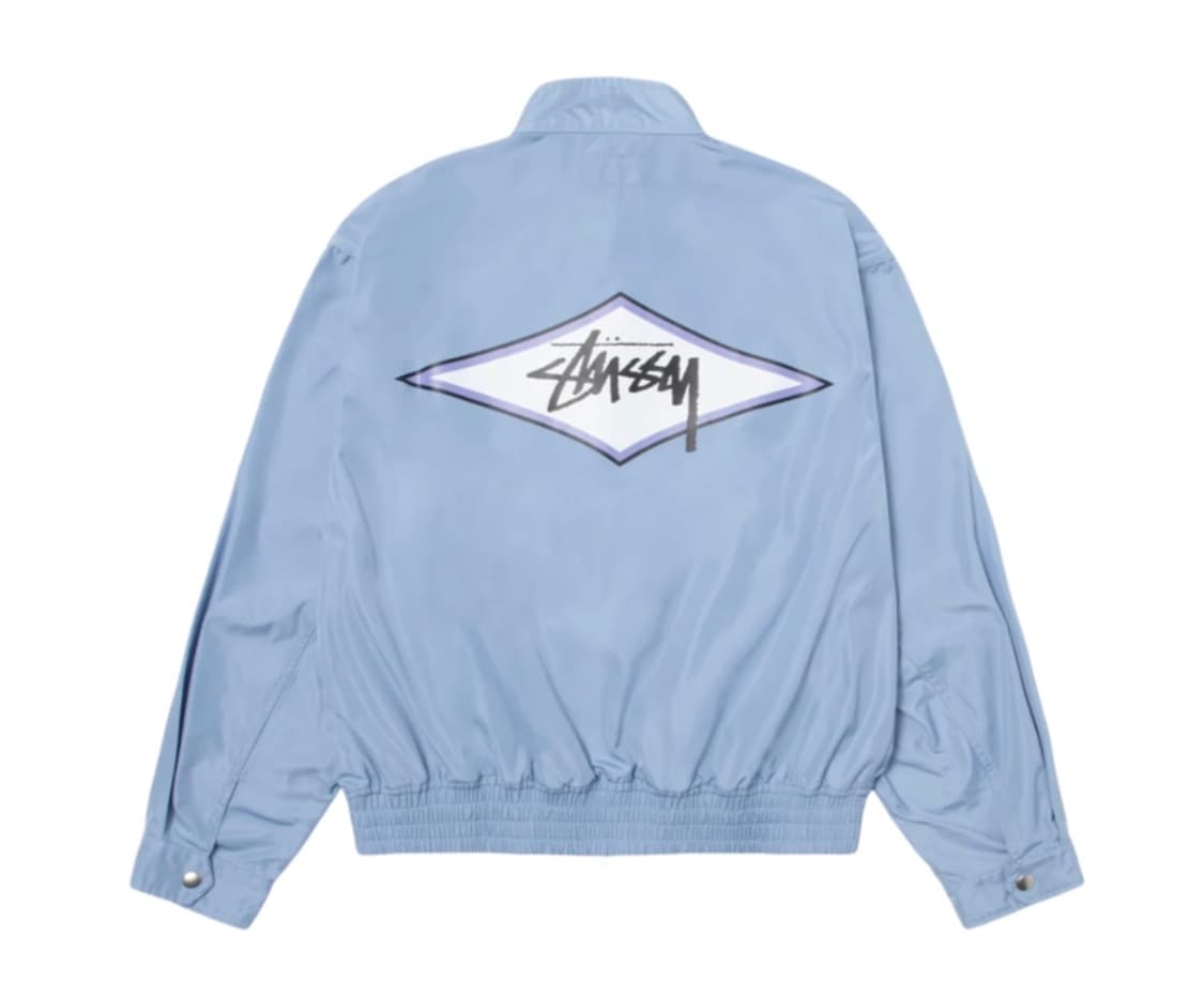 [2XL]스투시 서프 팀 해링턴 자켓 라이트 블루 상품이미지1