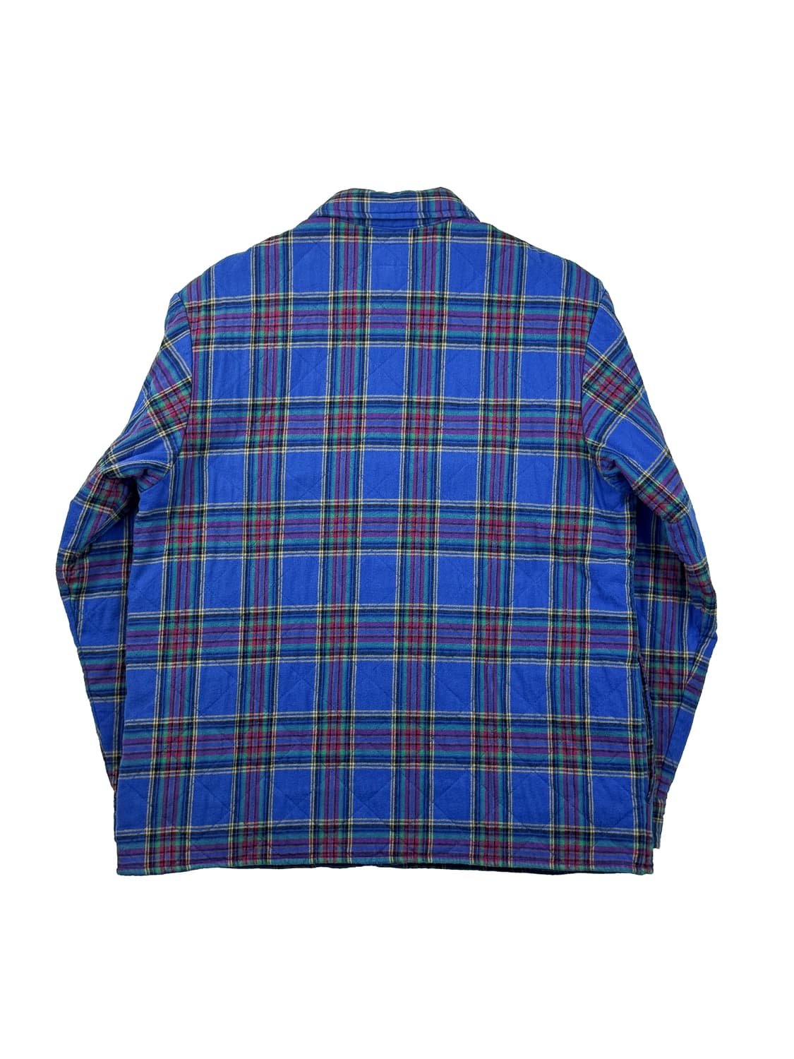 슈프림 퀼티드 플래드 플란넬 셔츠 더스티 로얄 상품이미지7