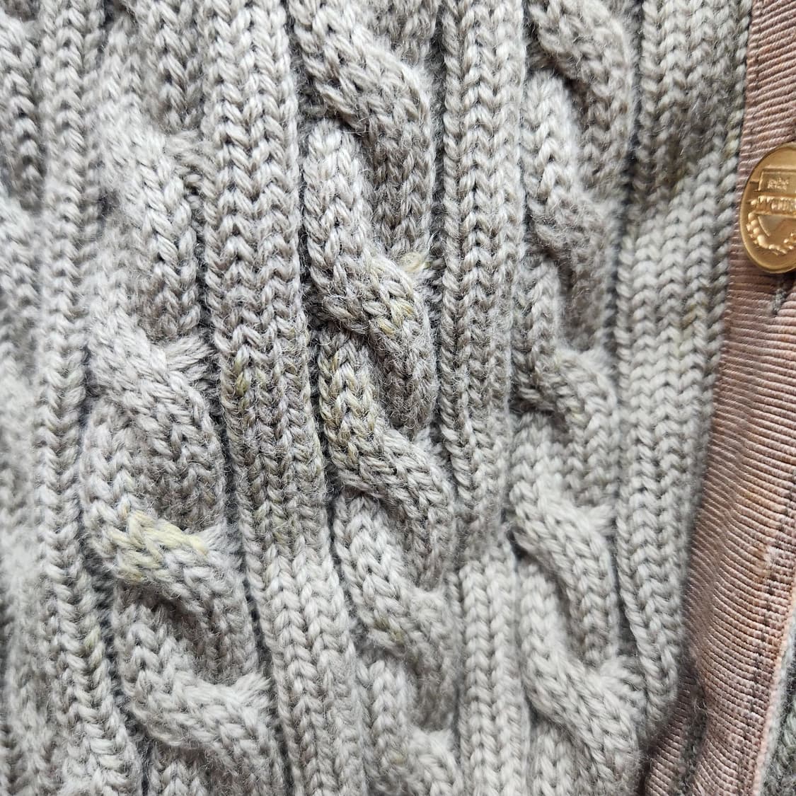 이태리 MAGGI 매기 케이블 니트 가디건(버진울) M 상품이미지5