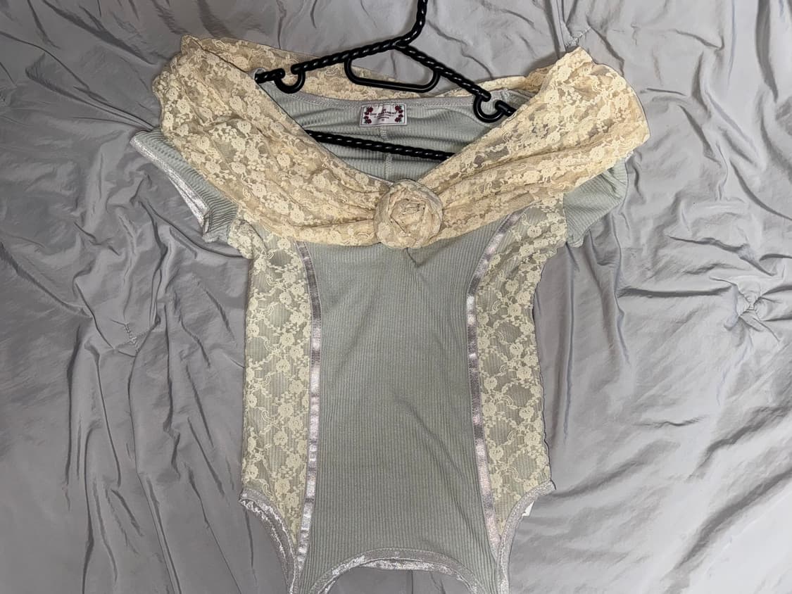 sculptor Corset U Neck Tee Ice 상품이미지3