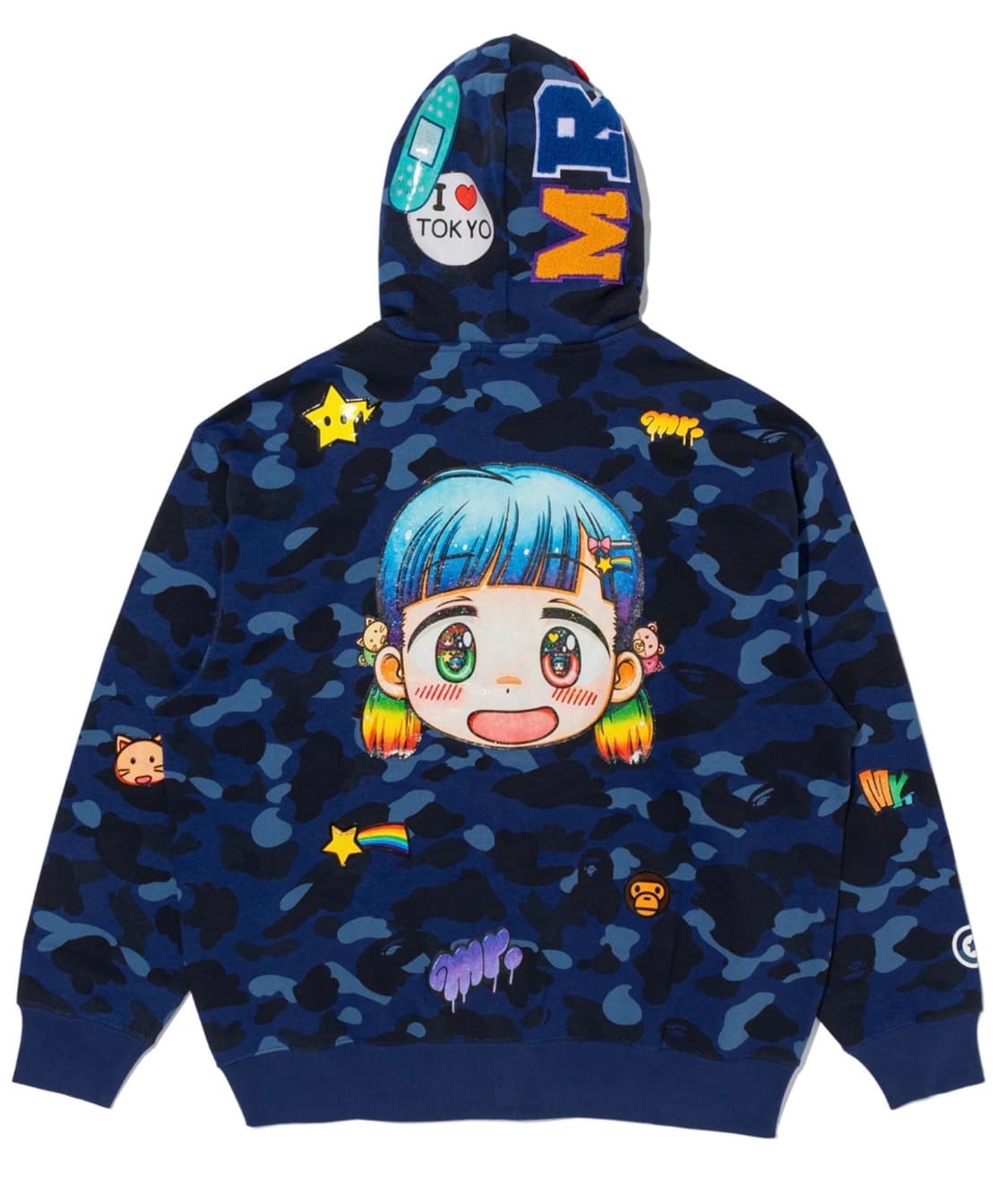 베이프 무라카미다카시 스튜디오 MR. 콜라보 샤크후디 상품이미지1