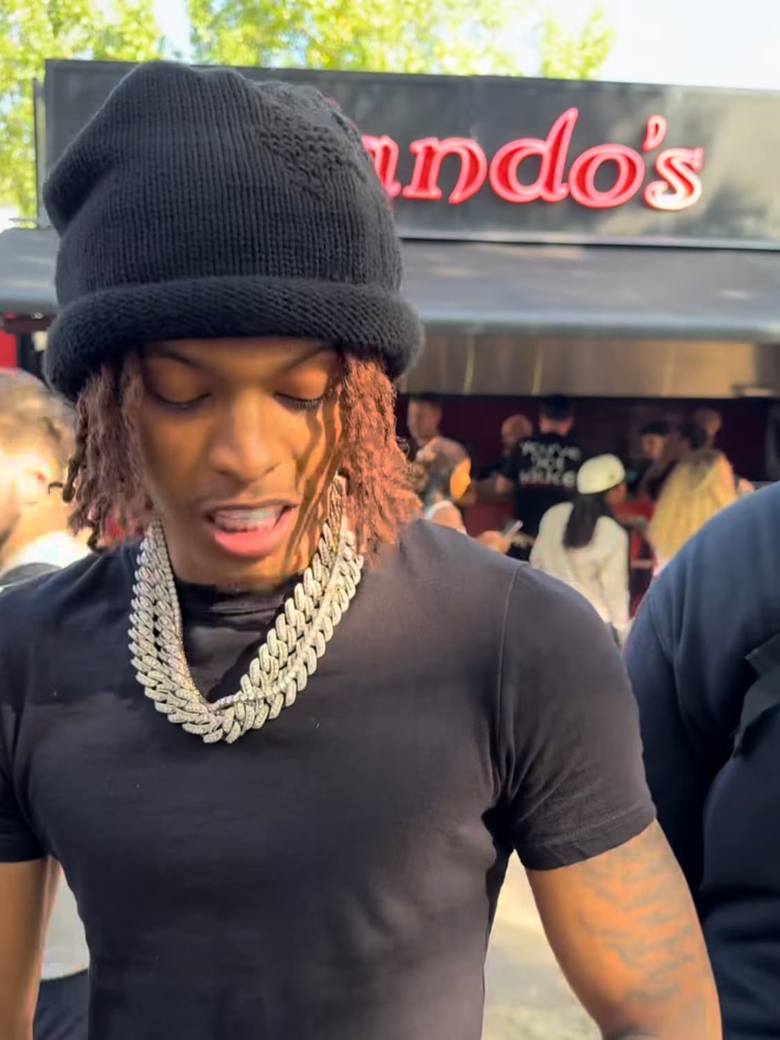 크롬하츠 캐시미어 크로스 오버사이즈 비니 상품이미지9