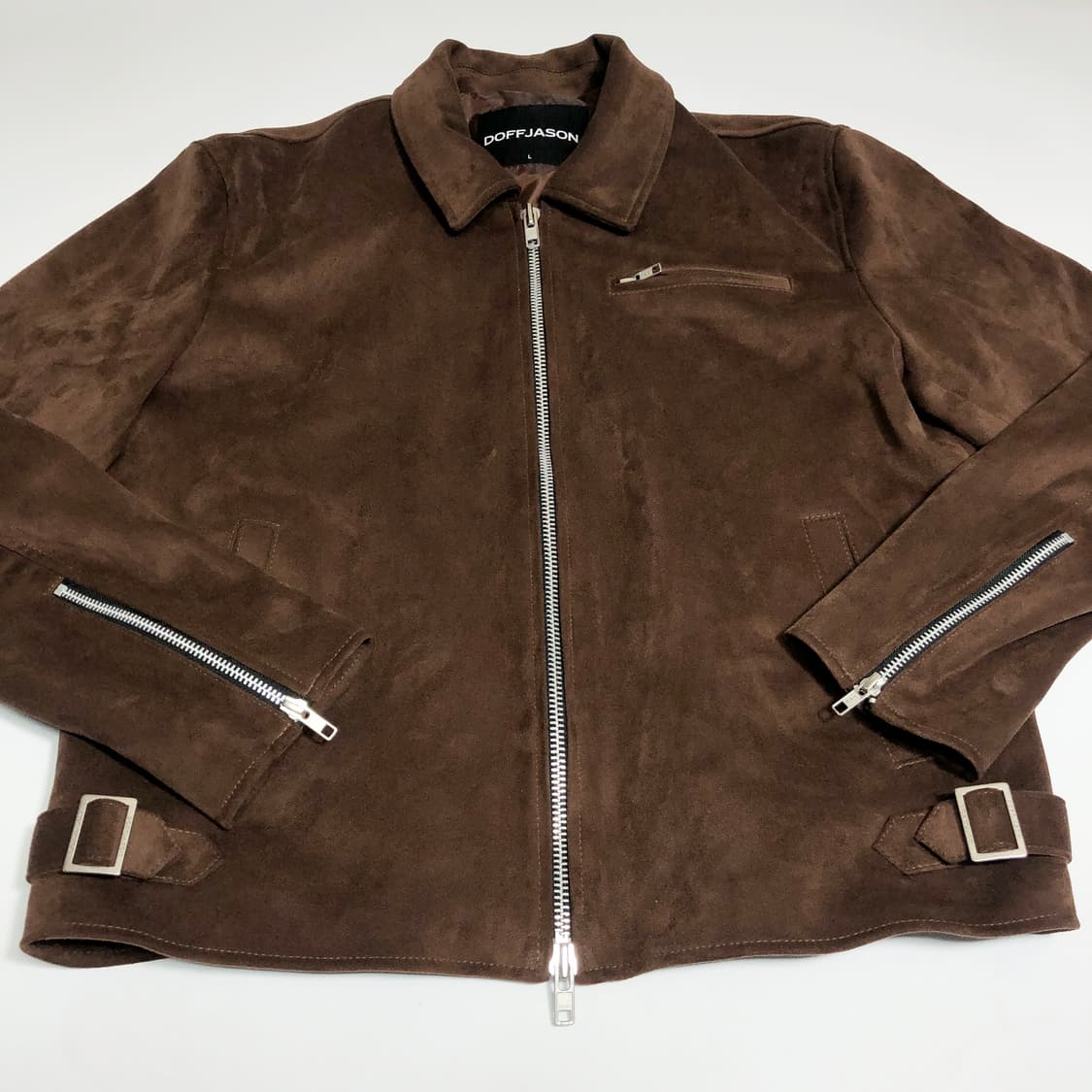 도프제이슨 스웨이드 싱글 자켓 L 상품이미지4