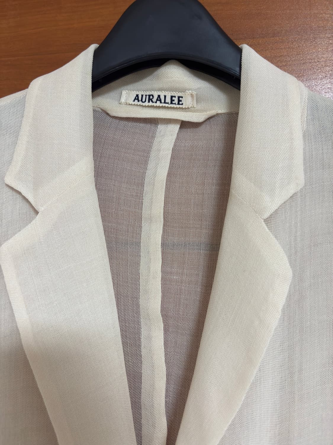 오라리 auralee 시어 여름 여성 자켓 비이커 한섬  상품이미지6